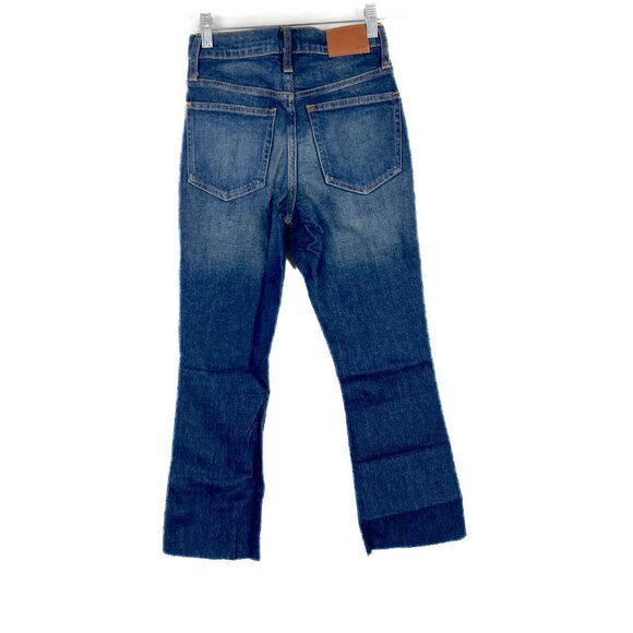 NWT J. Crew 9" Billie Mid-Rise Demi-Boot Crop Jean Lantern Wash Raw Hem Size 23 - Picture 7 of 11